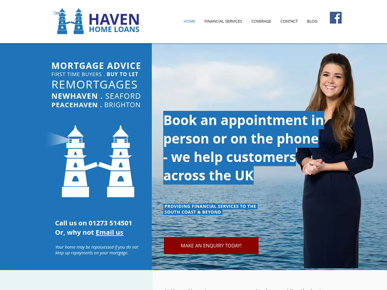 Haven Home Loans website preview
