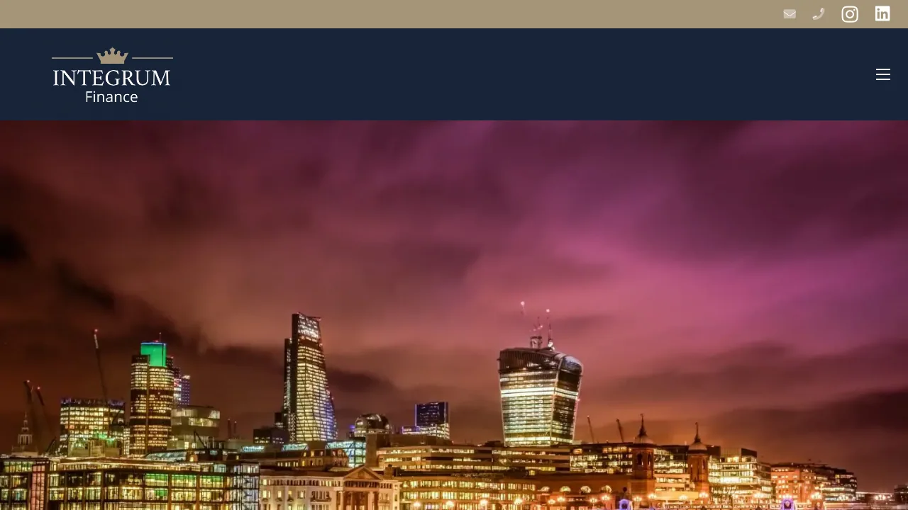 Integrum Finance Ltd website preview