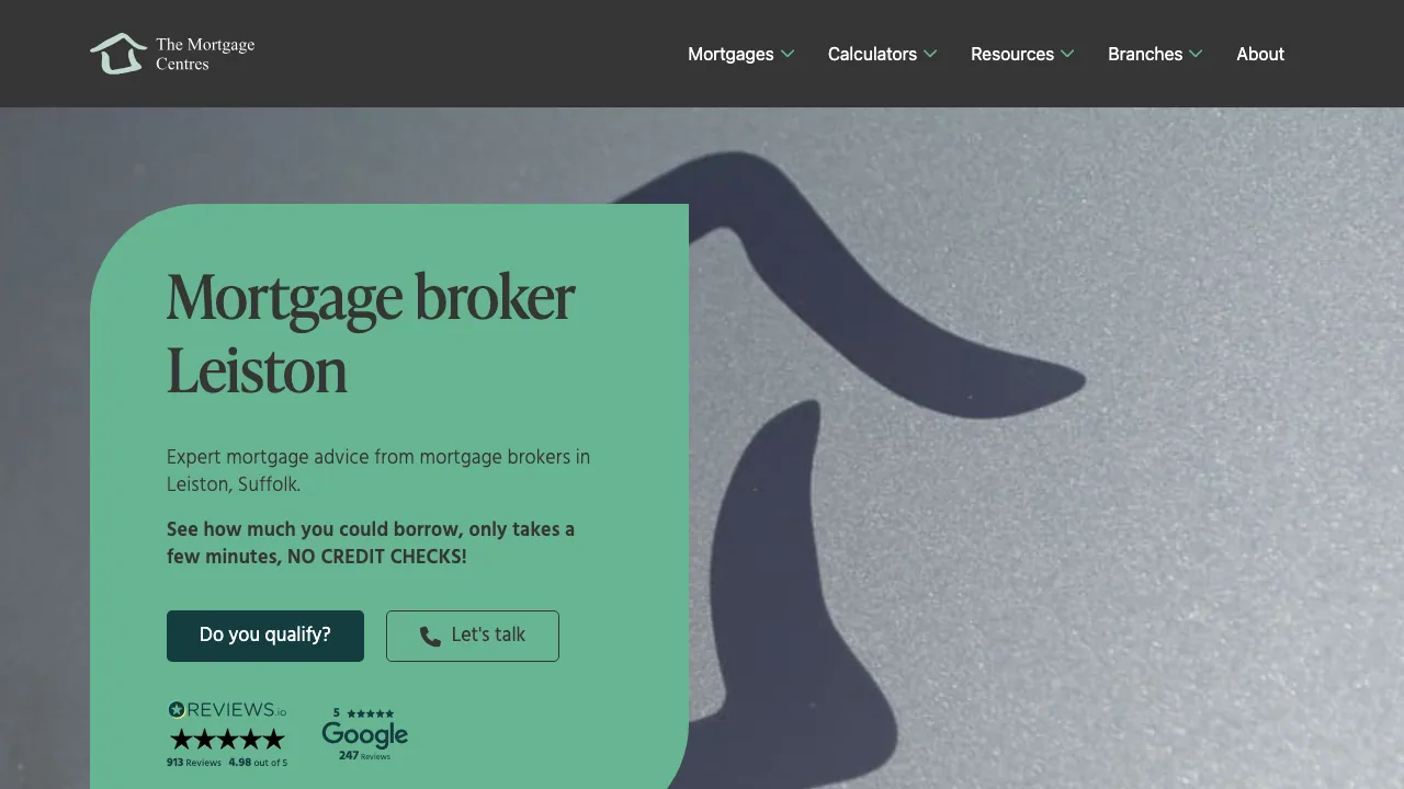 Leiston Mortgage Centre website preview