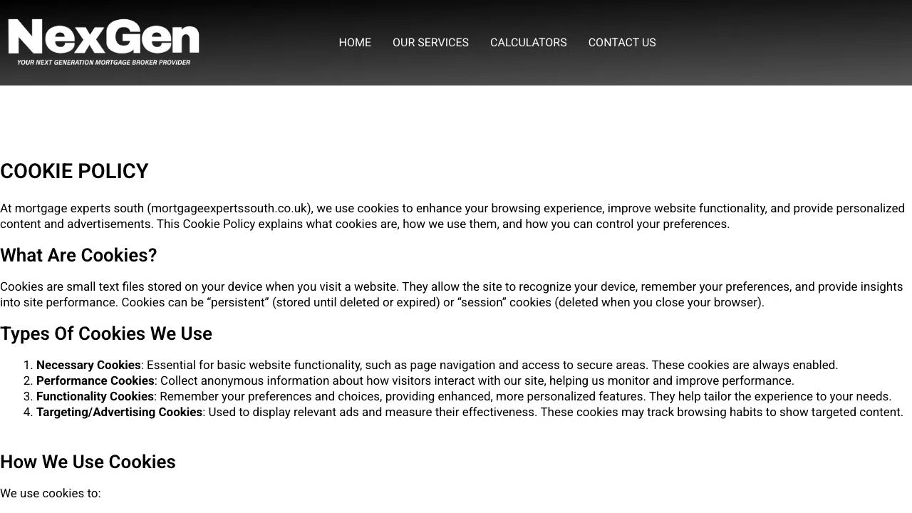 Thornton Mortgage Solutions website preview