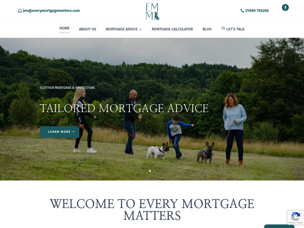 Every Mortgage Matters website preview