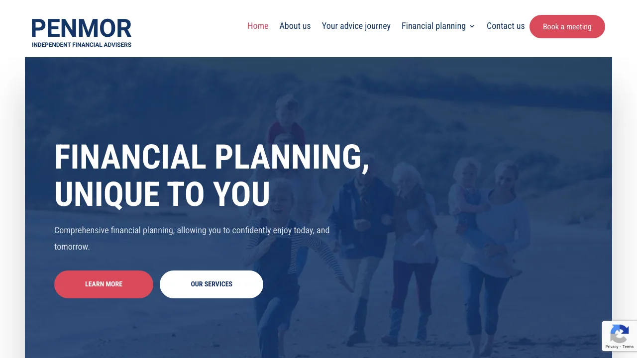 Penmor website preview