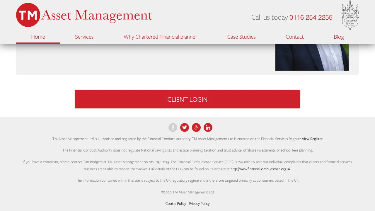 TM Asset Management website preview