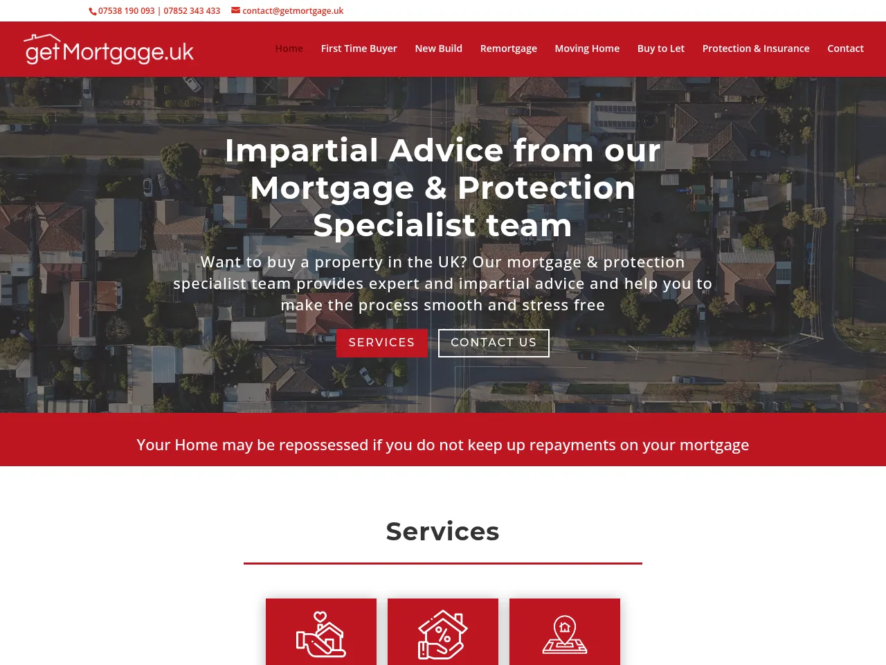 Get Mortgage website preview