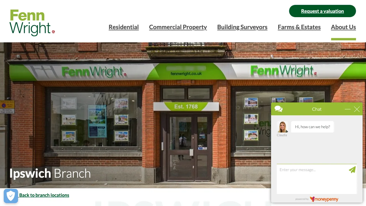 Fenn Wright Ipswich website preview