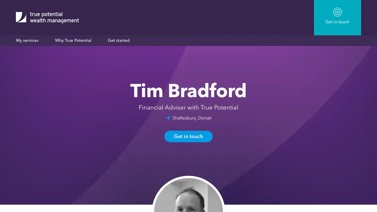 Tim Bradford website preview