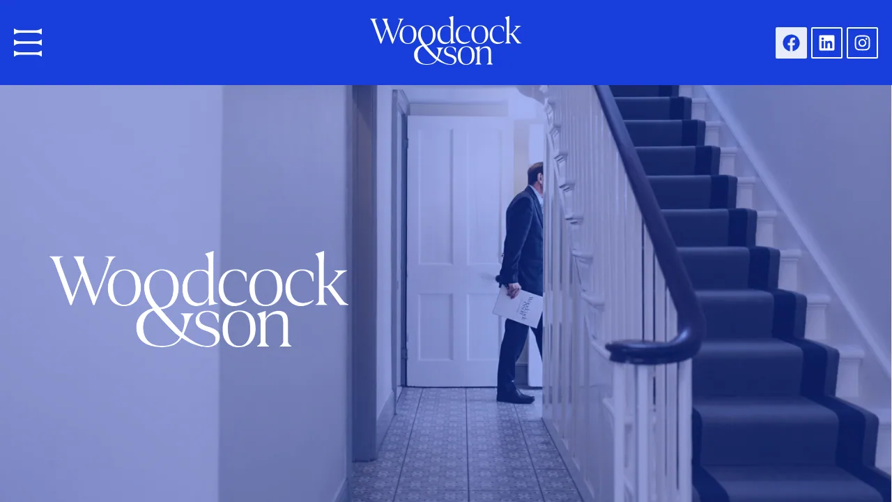 Woodcock & Son website preview