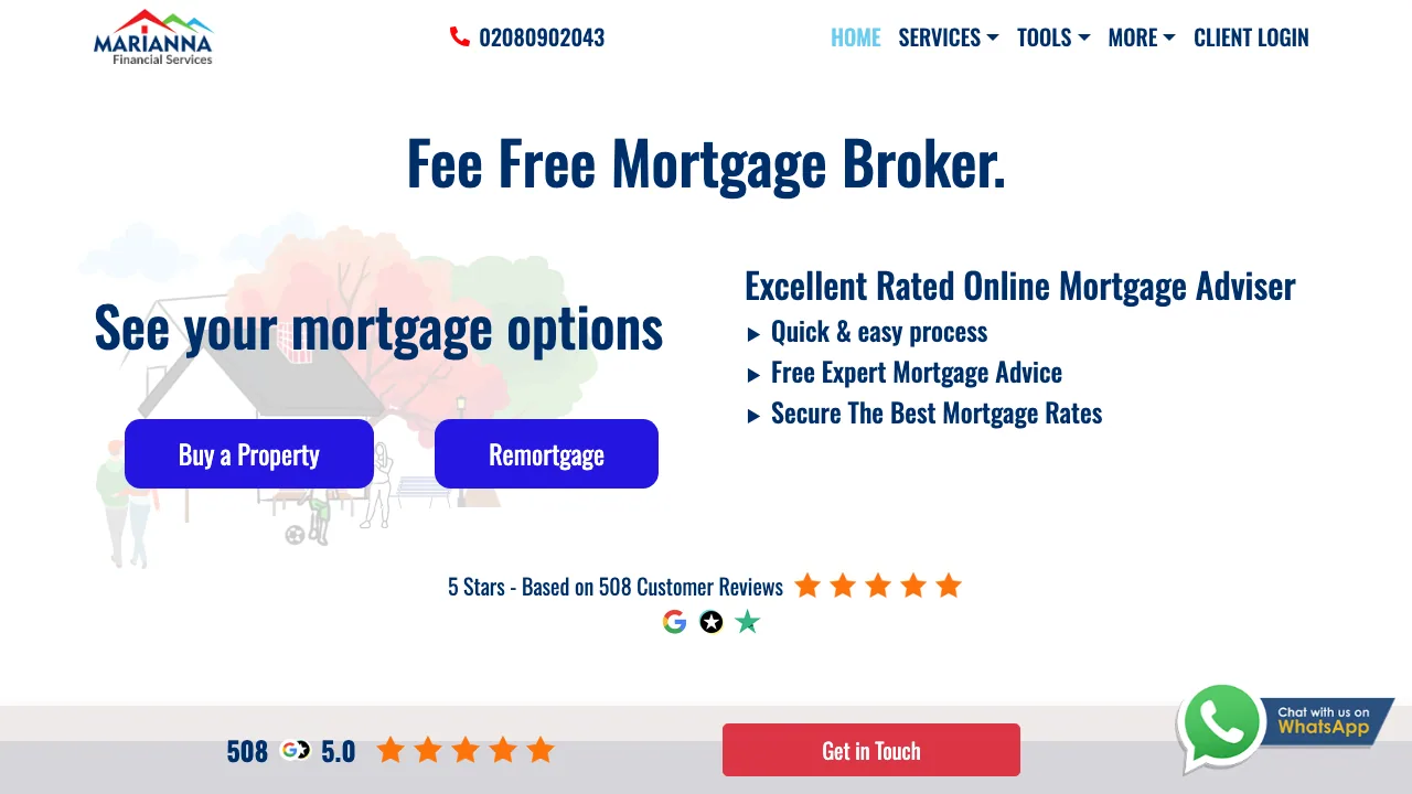 MariannaFS website preview