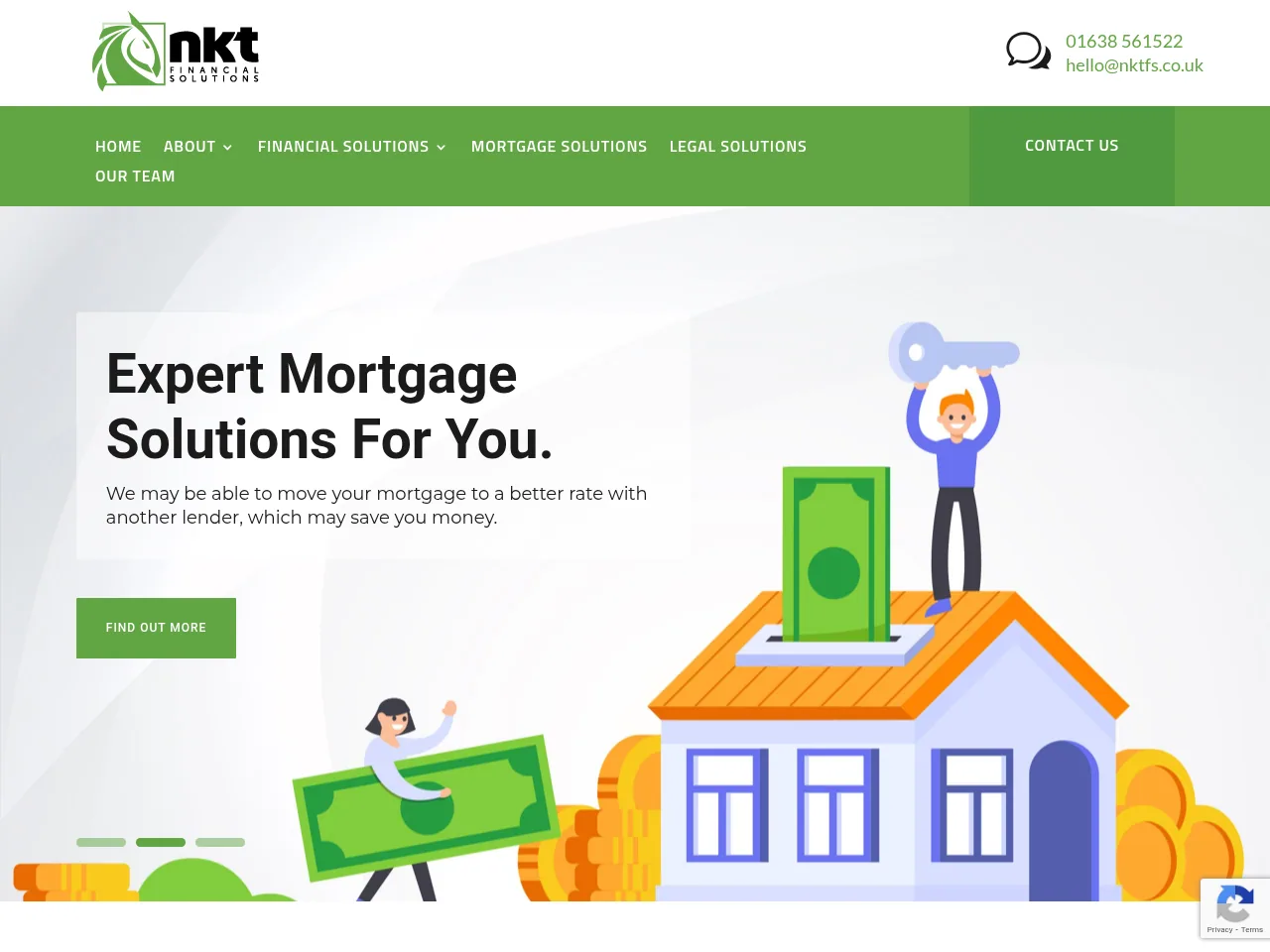 NKT Financial Solutions website preview