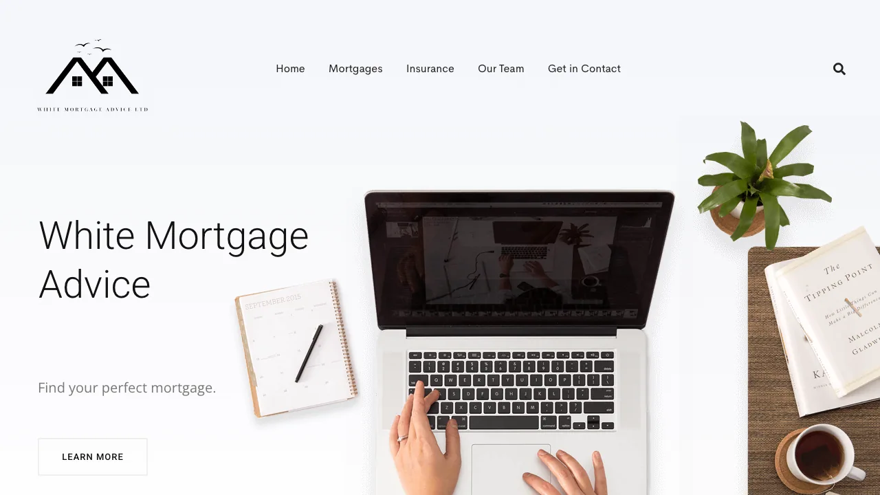White Mortgage Advice Ltd website preview