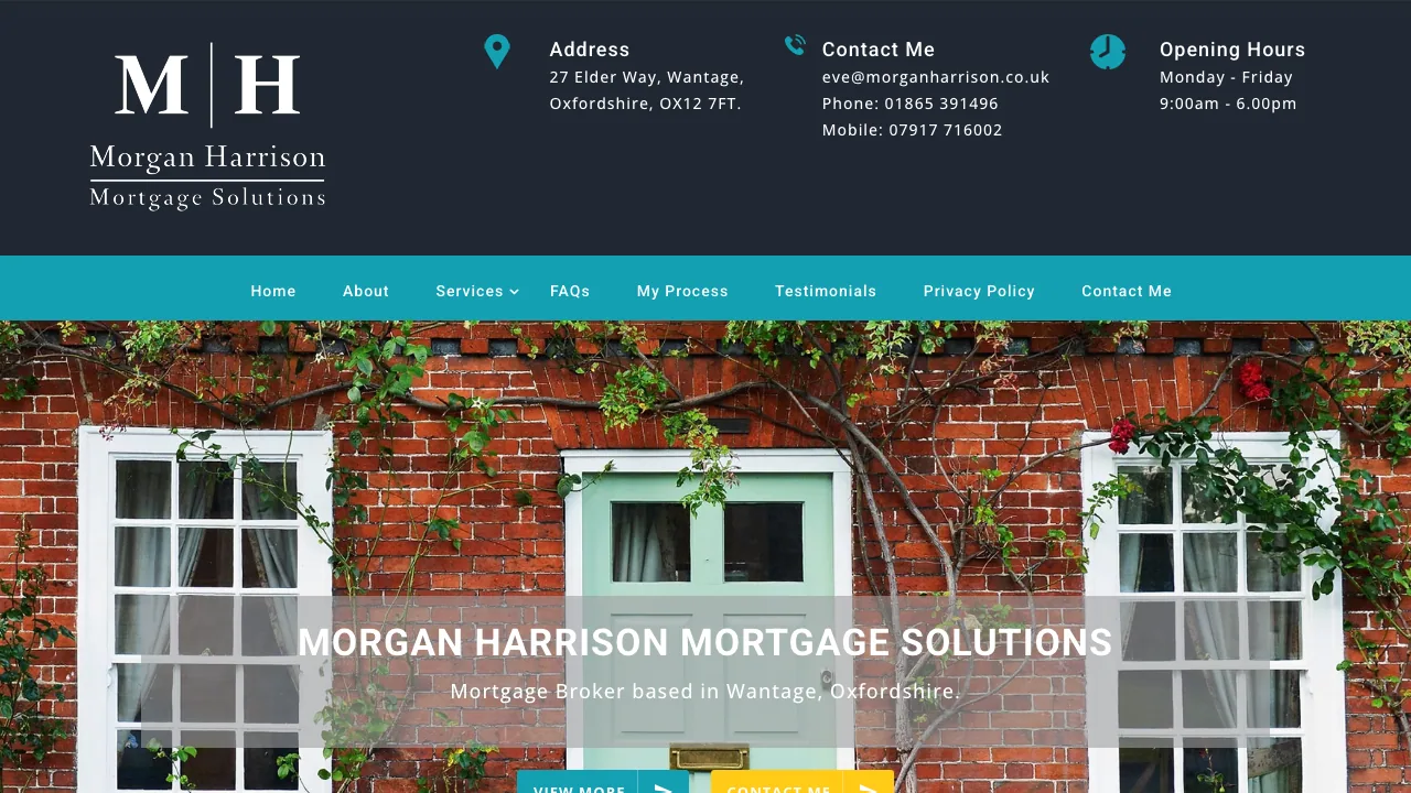 Morgan Harrison Mortgage Solutions website preview