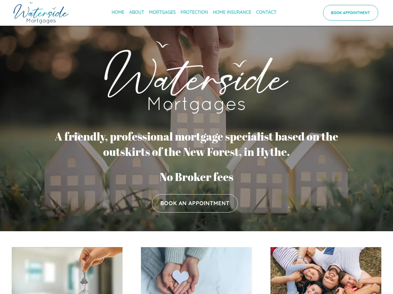 Waterside Mortgages website preview