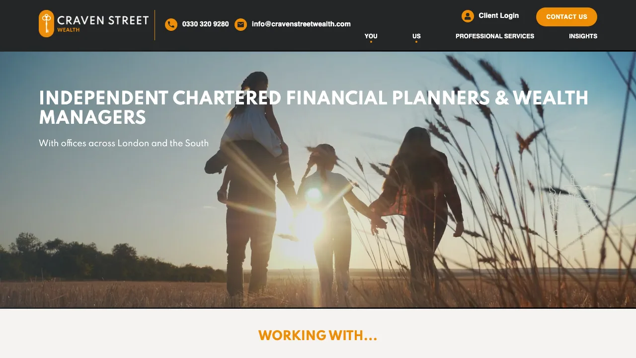 Craven Street Wealth website preview