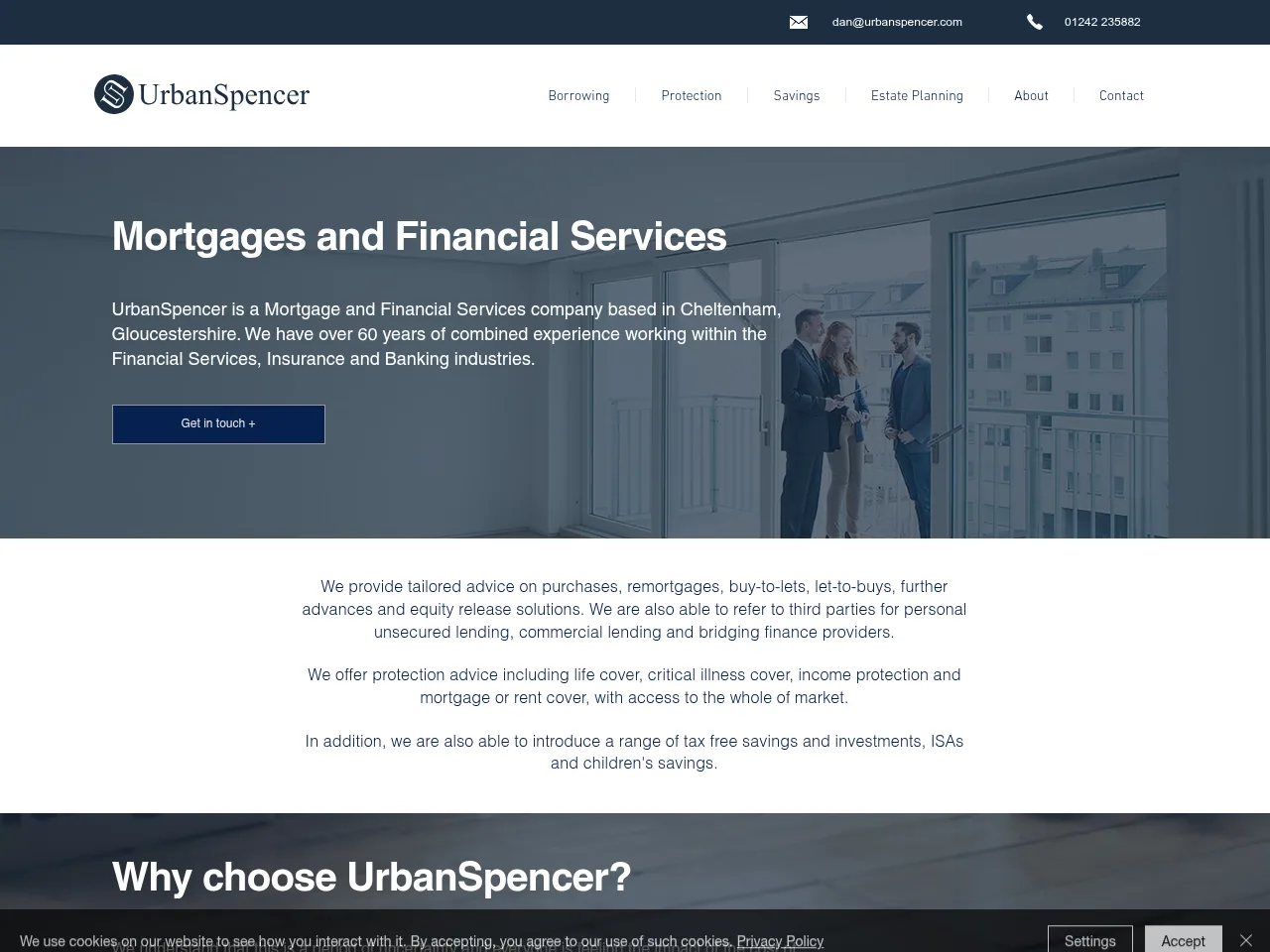 UrbanSpencer website preview