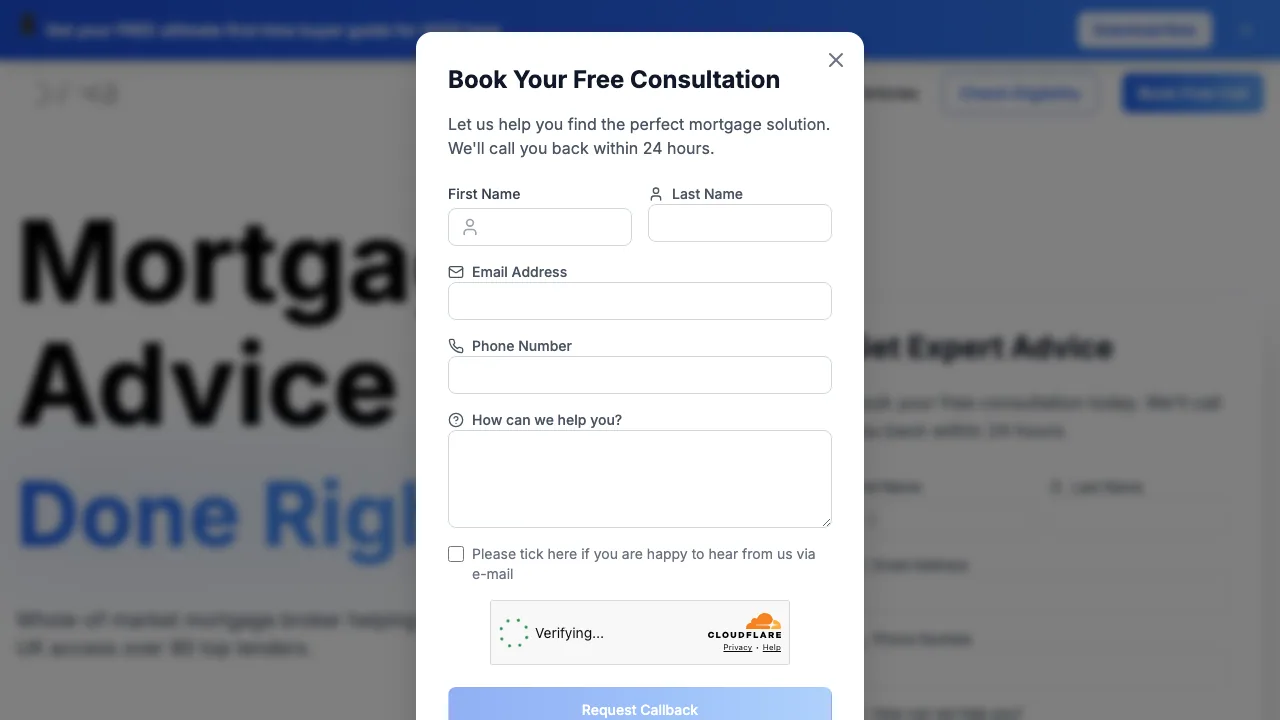 Dean Fleming Mortgage Brokers website preview