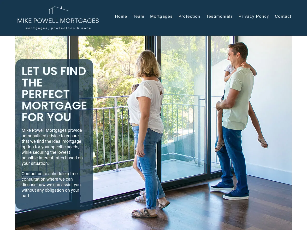 Mike Powell Mortgages website preview
