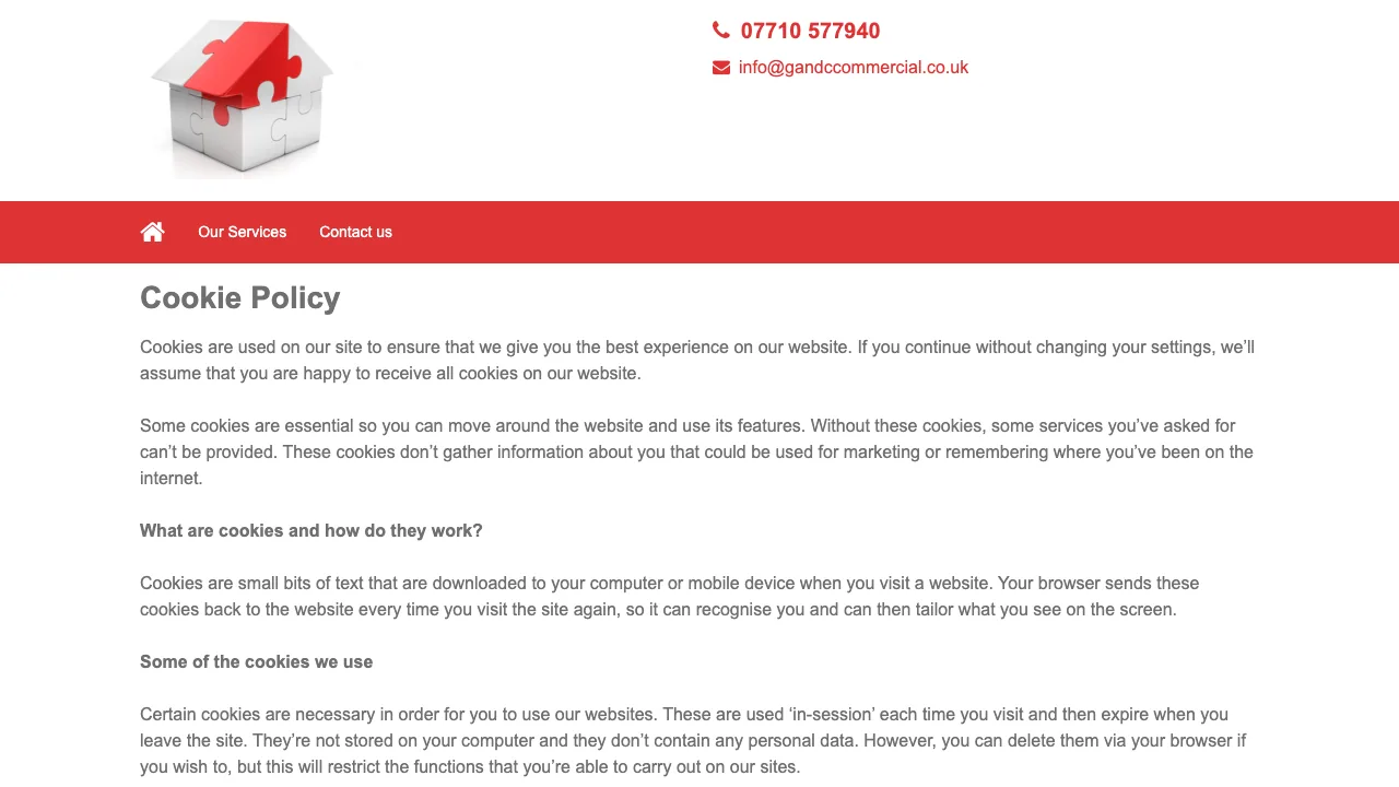 G & C Commercial Funding Solutions Ltd website preview