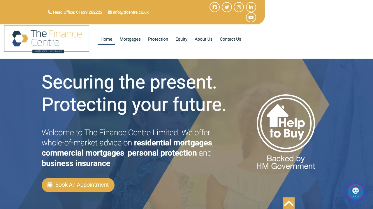The Finance Centre website preview