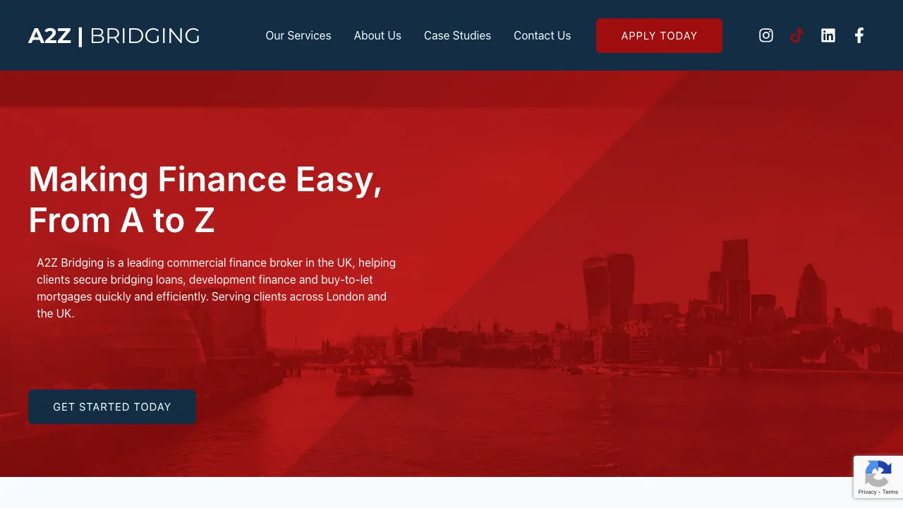 A2z Bridging Ltd website preview