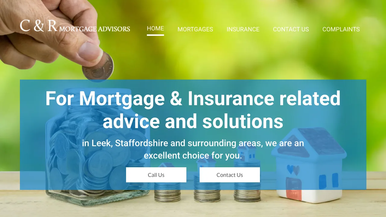 C & R Mortgage Advisors website preview