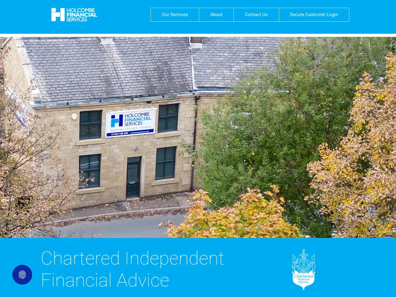 Holcombe Financial Services website preview
