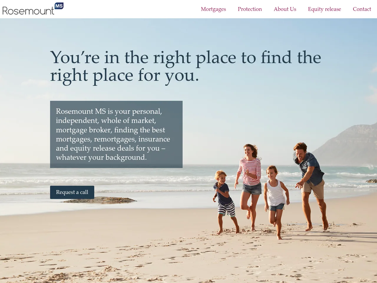 Rosemount Mortgage Services website preview