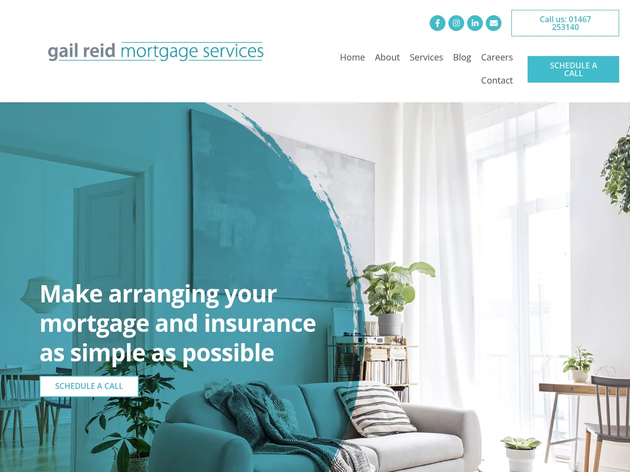 Gail Reid Mortgage Services website preview