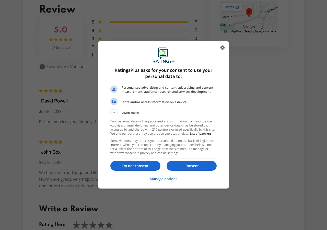 Eddie Murphy Financial Services Ltd website preview