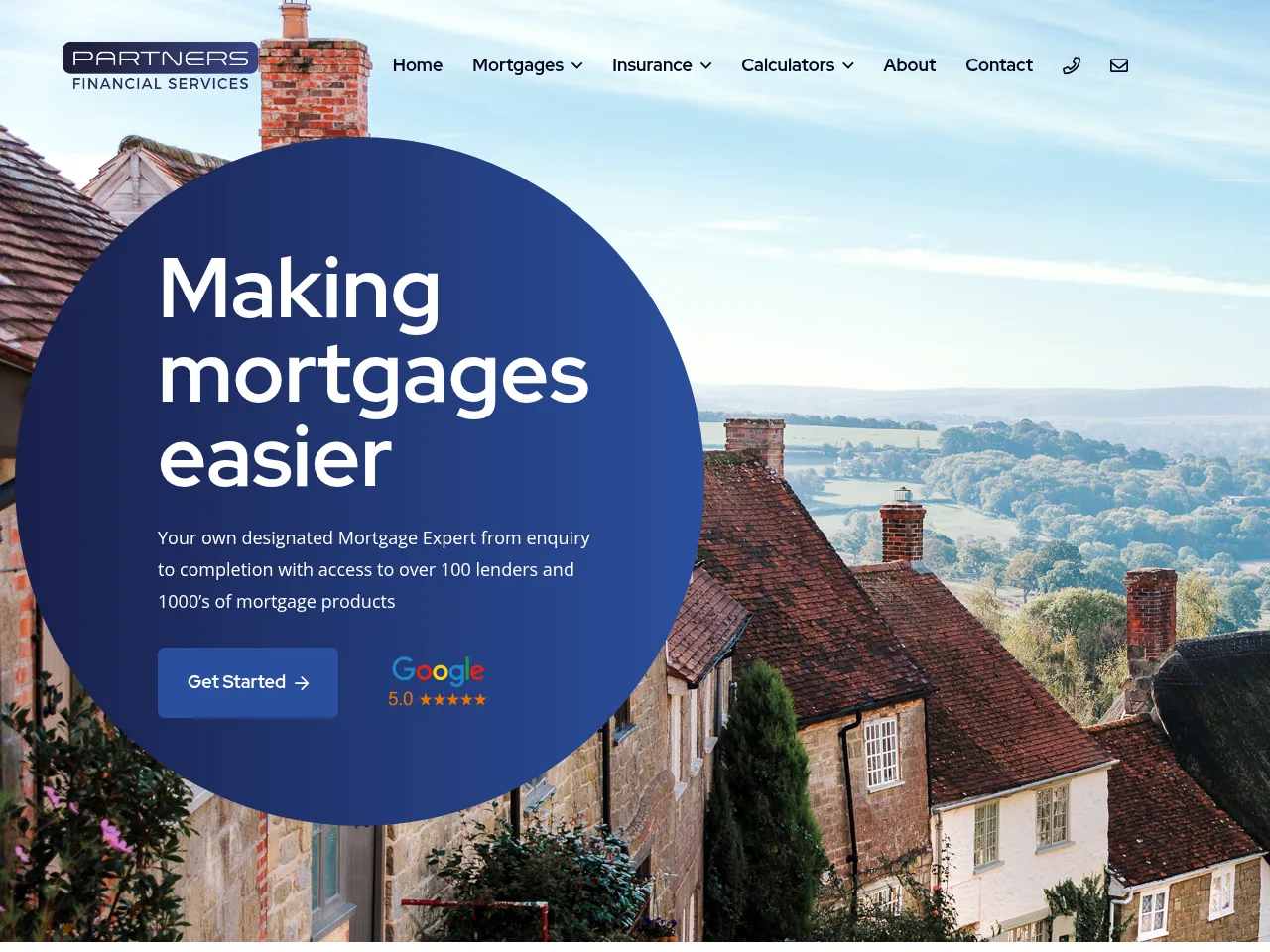 Partners FS website preview