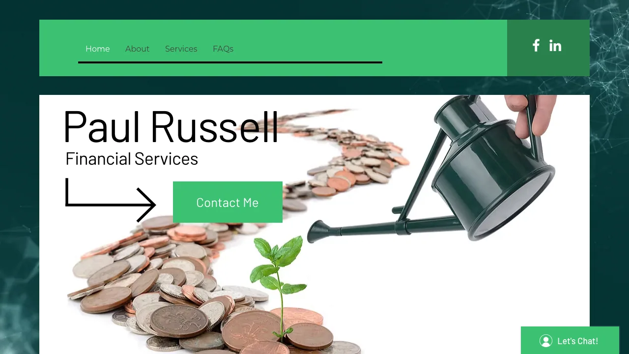 Paul Russell Financial Services Ltd website preview