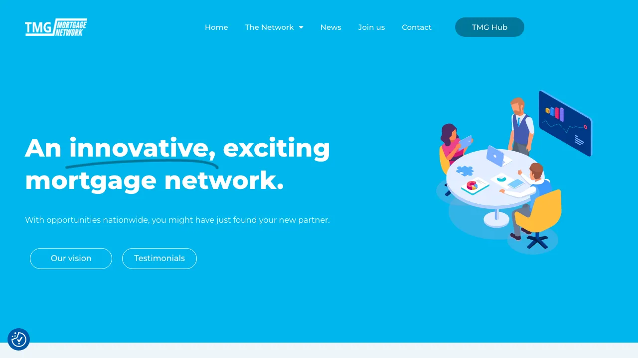 TMG Mortgage Network website preview