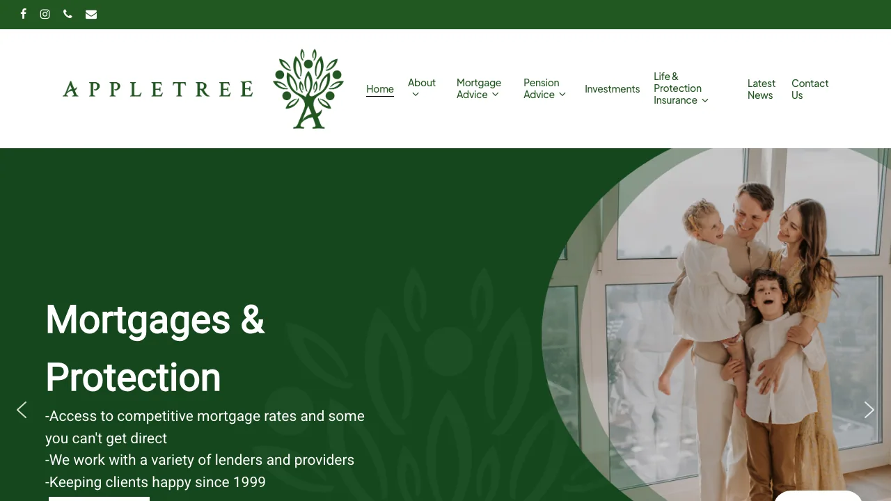 Appletree Financial Solutions Ltd website preview