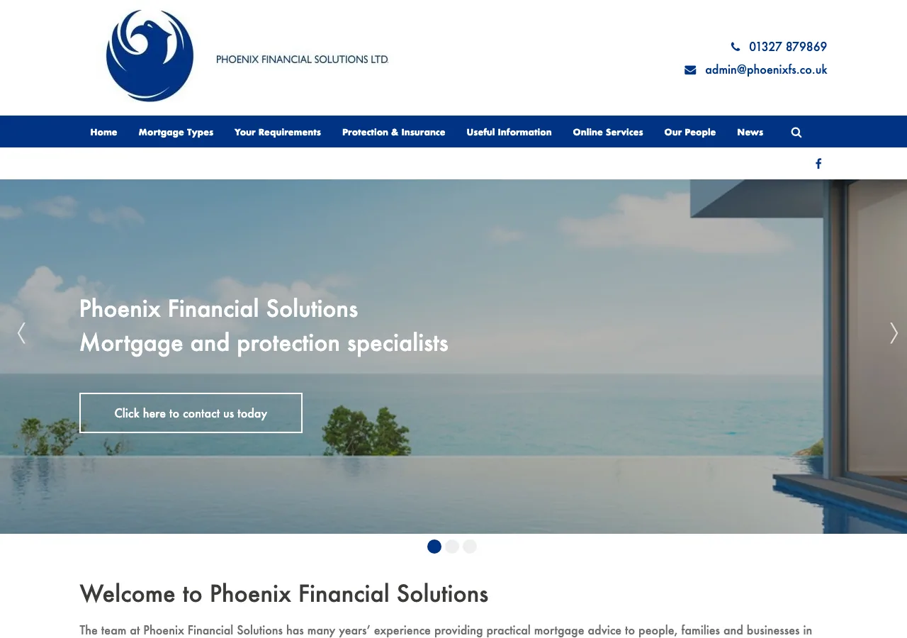 Phoenix Financial Solutions website preview