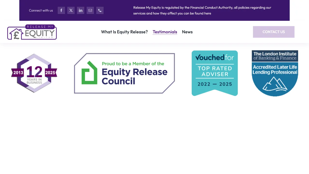 Release My Equity Ltd website preview