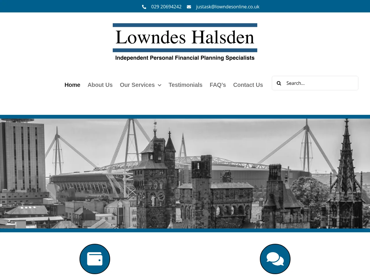 Lowndes Halsden website preview