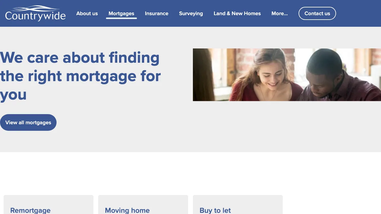 Countrywide Mortgage Services 1 website preview