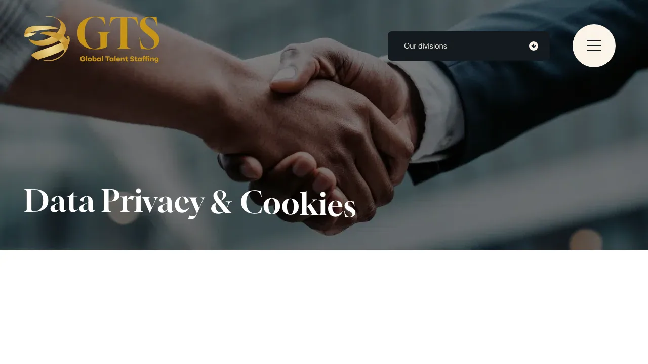 GTS International website preview