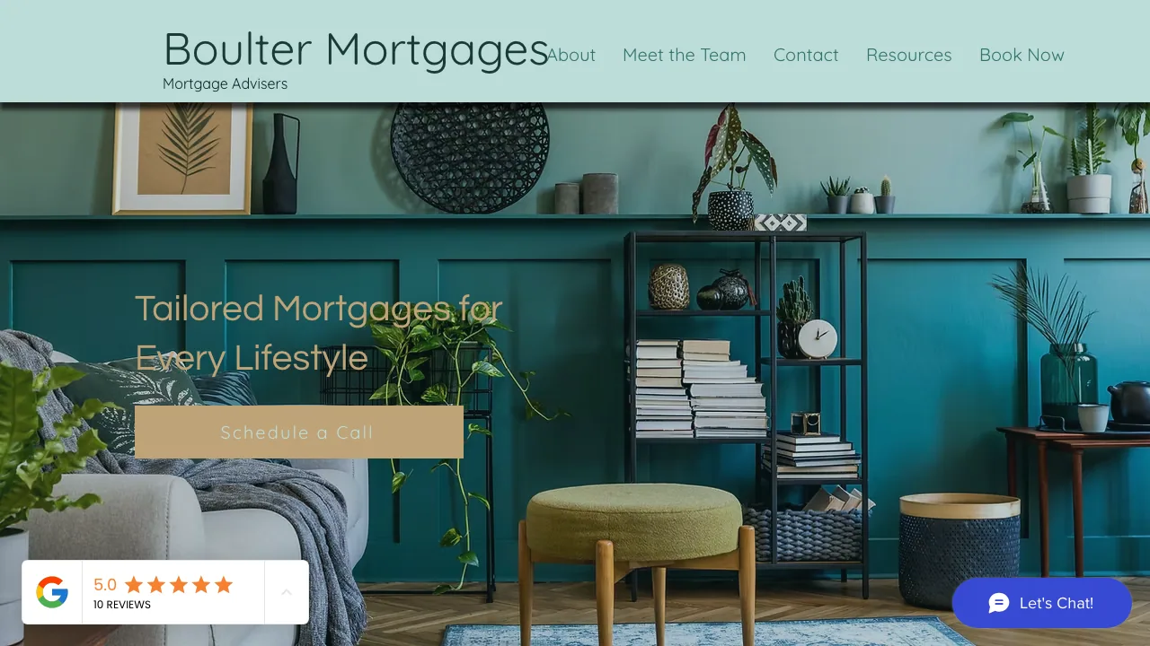 Boulter Mortgages website preview