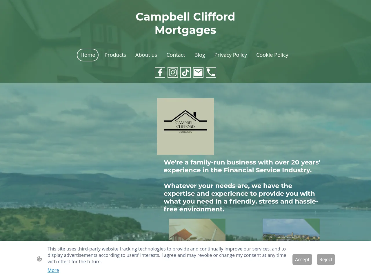 Campbell Clifford Mortgages website preview