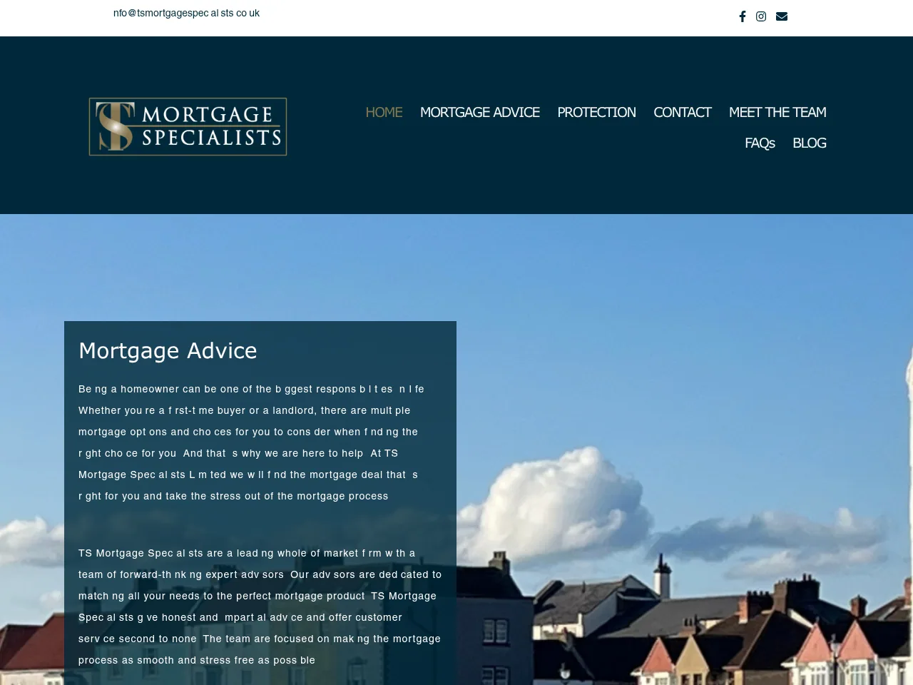 TS Mortgage Specialists website preview
