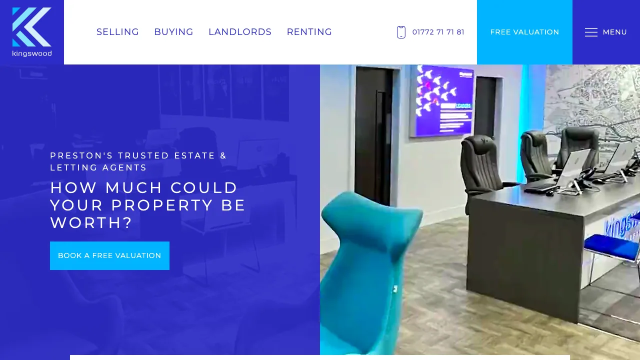 Kingswood Estates Ltd website preview