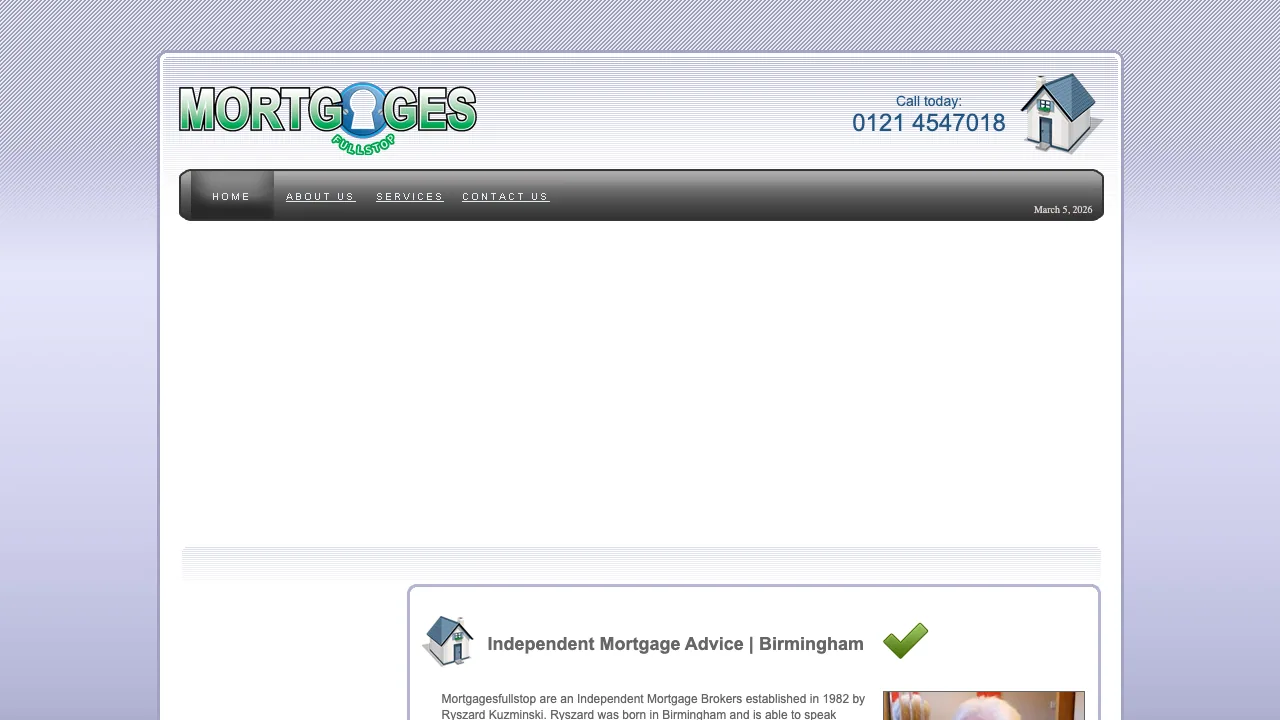 Mortgagesfullstop website preview