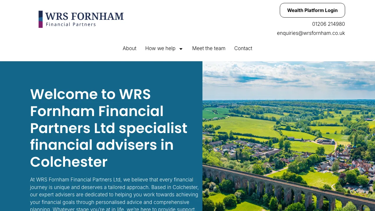 Fornham W R S Financial Management Ltd website preview
