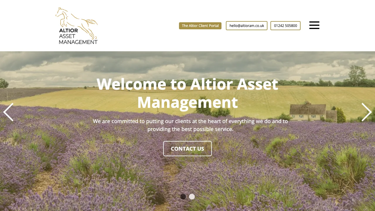 Altior Asset Management Ltd website preview