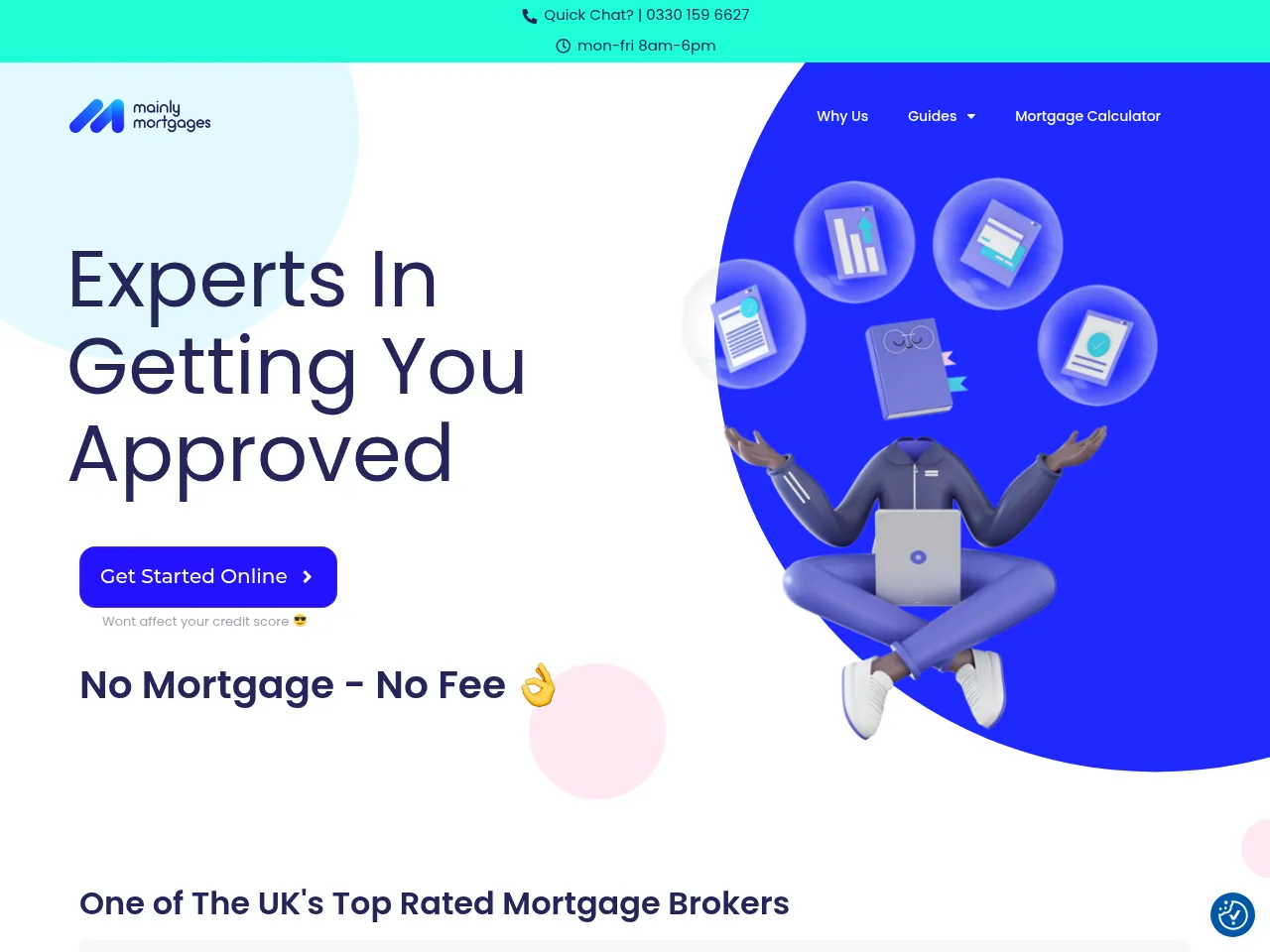 Mainly Mortgages website preview
