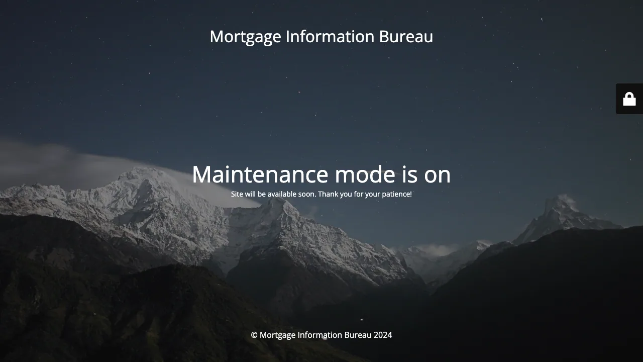 Mortgage Information Bureau website preview