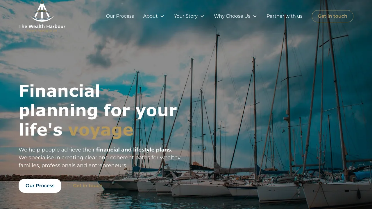 The Wealth Harbour Limited website preview
