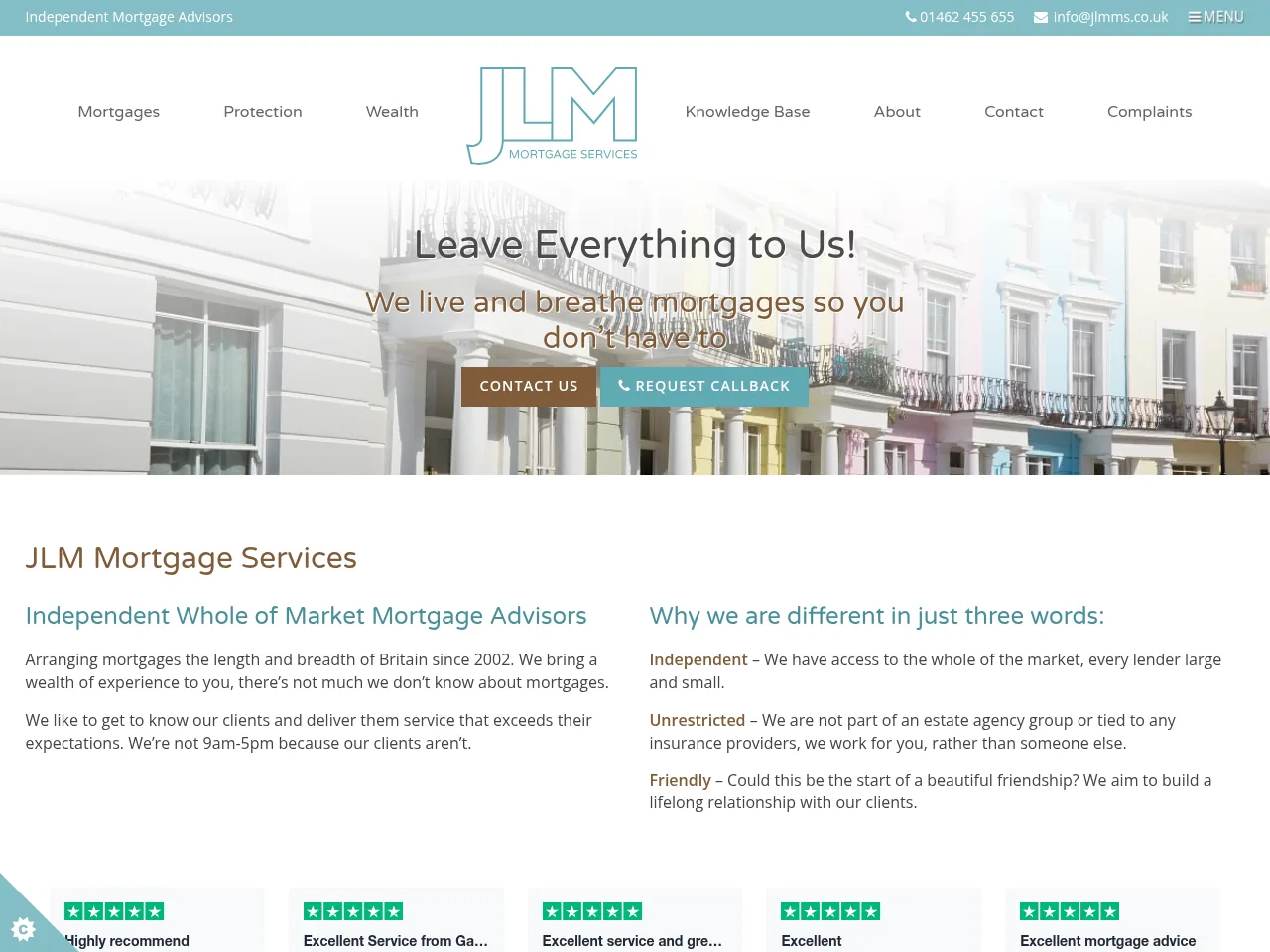 JLM Mortgage Services website preview