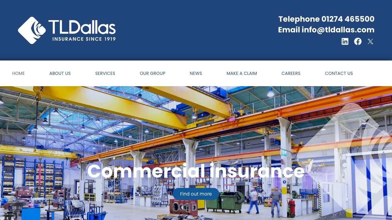 TL Dallas & Co Ltd website preview