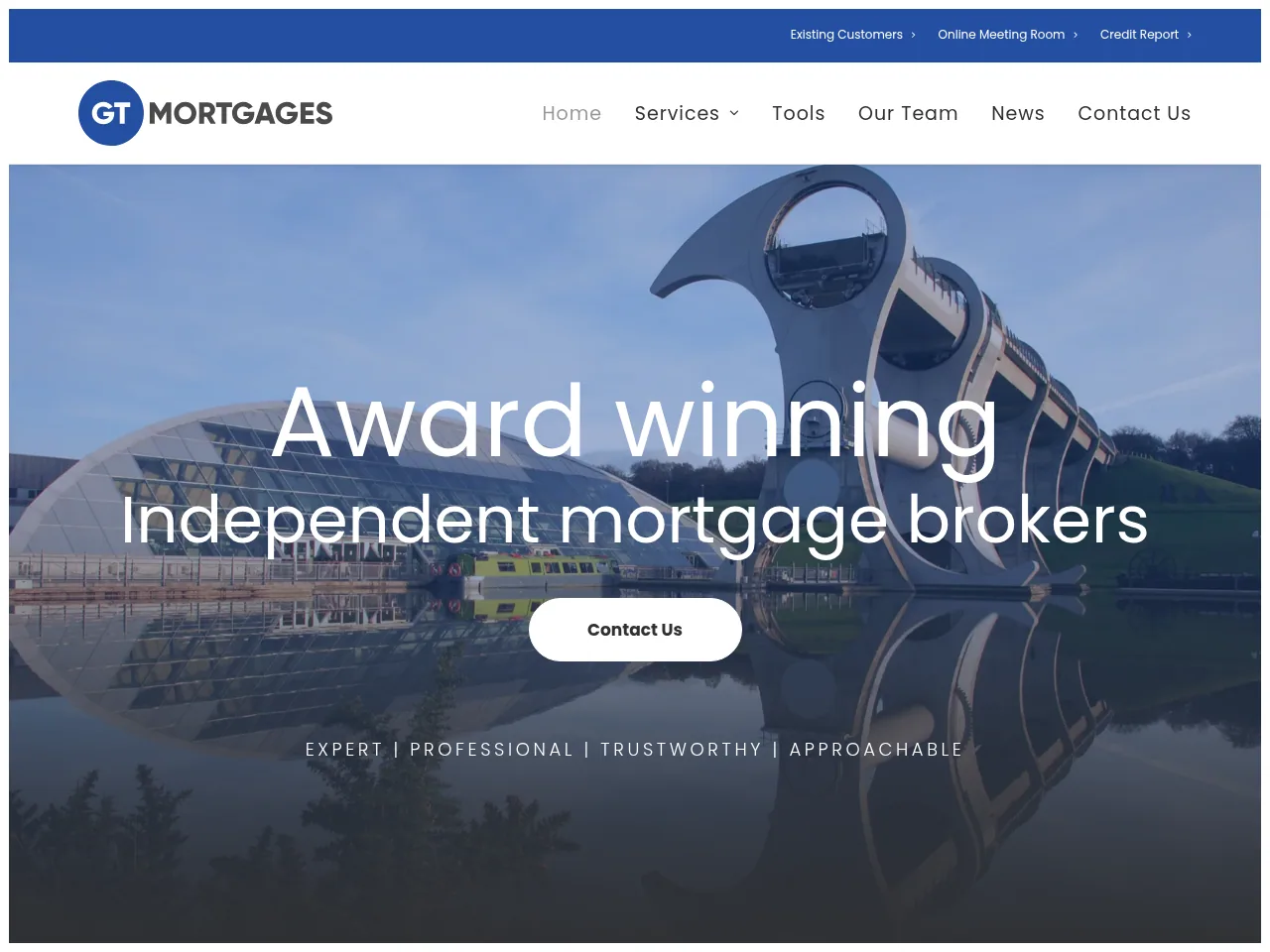 GT Mortgages Ltd website preview